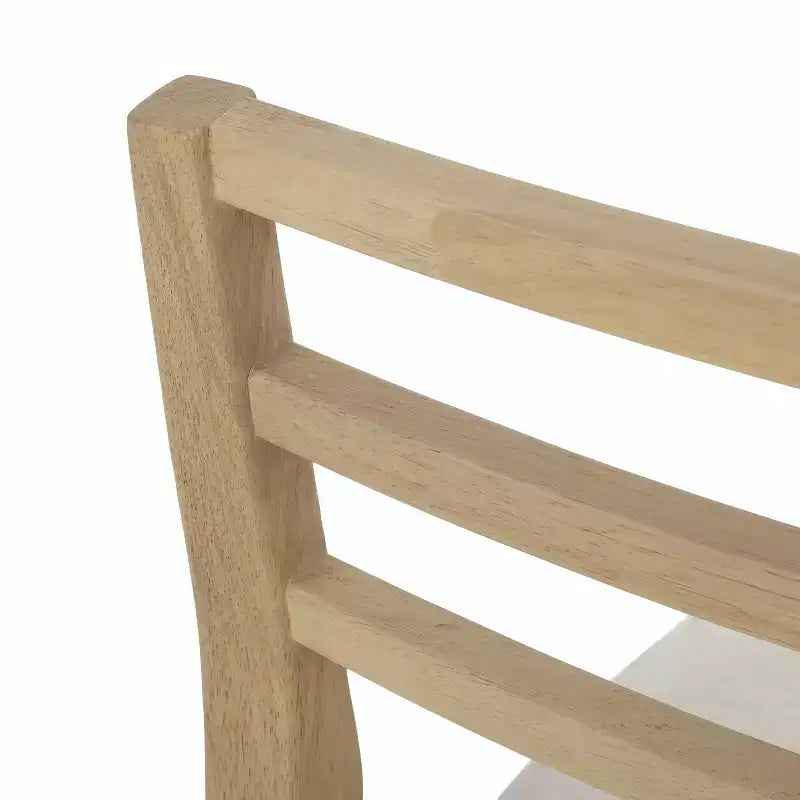 GDFStudio Alachua Ensemble de salle à manger 5 pièces extensible en bois et tissu de style campagnard