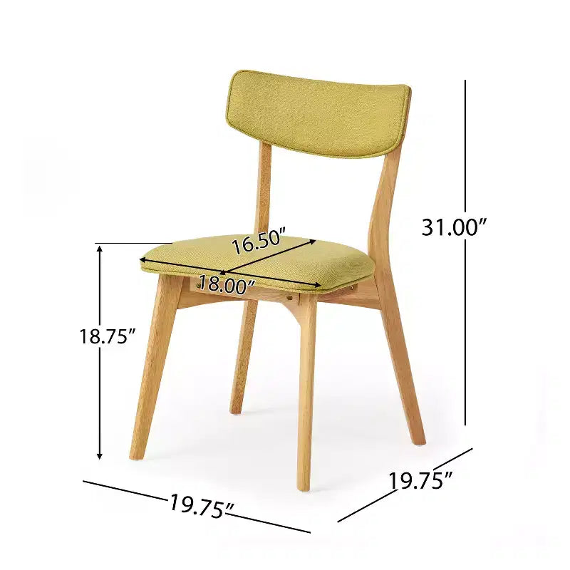 Ensemble de salle à manger 7 pièces Christopher Knight Home Chazz de style moderne du milieu du siècle en tissu rembourré