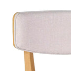 Ensemble de salle à manger 7 pièces Christopher Knight Home Chazz de style moderne du milieu du siècle en tissu rembourré