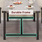 Ensemble table de salle à manger extensible de style campagnard pour 4/6 personnes, grand ensemble de salle à manger avec deux bancs rembourrés, pour la maison, salle à manger, gris rustique