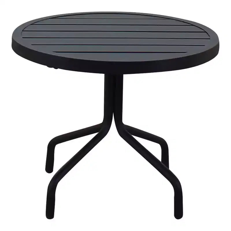 Courtyard Casual Santa Fe – Ensemble de 3 pièces en osier avec fauteuils à bascule pivotants – Comprend une table d'appoint de 20 po et deux fauteuils à bascule pivotants en osier