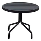 Courtyard Casual Santa Fe – Ensemble de 3 pièces en osier avec fauteuils à bascule pivotants – Comprend une table d'appoint de 20 po et deux fauteuils à bascule pivotants en osier