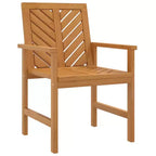 vidaXL Salon de jardin Marron naturel Bois d'acacia massif Moyen Durable