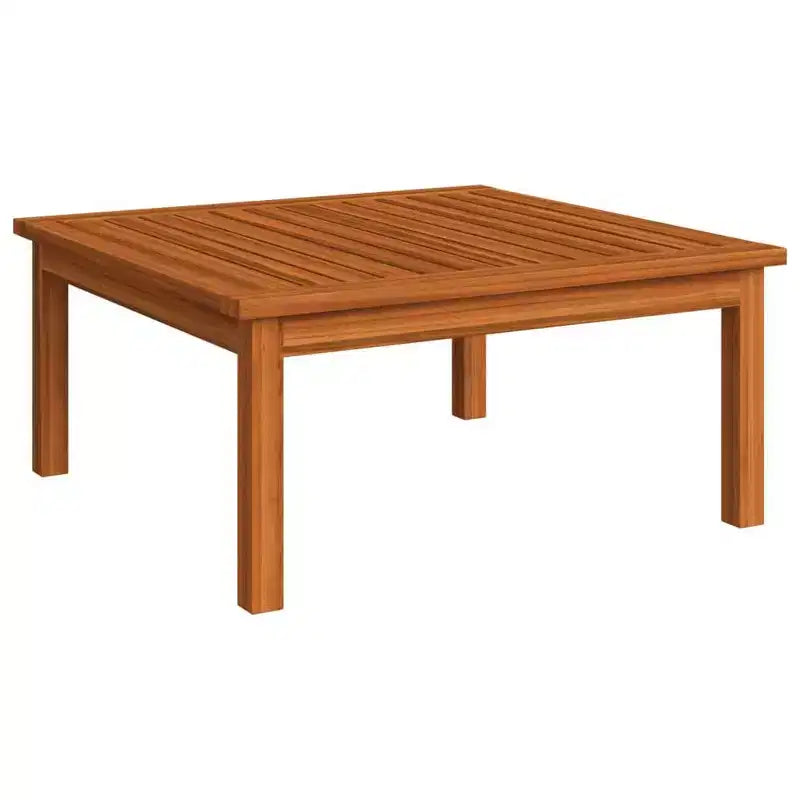 vidaXL Salon de jardin crème Bois d'acacia massif Moyen
