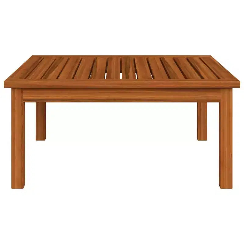 vidaXL Salon de jardin crème Bois d'acacia massif Moyen