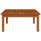 vidaXL Salon de jardin crème Bois d'acacia massif Moyen