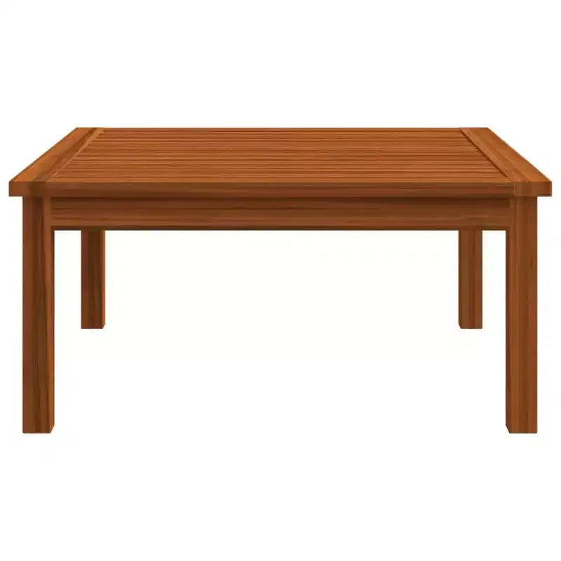 vidaXL Salon de jardin crème Bois d'acacia massif Moyen