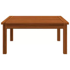 vidaXL Salon de jardin crème Bois d'acacia massif Moyen