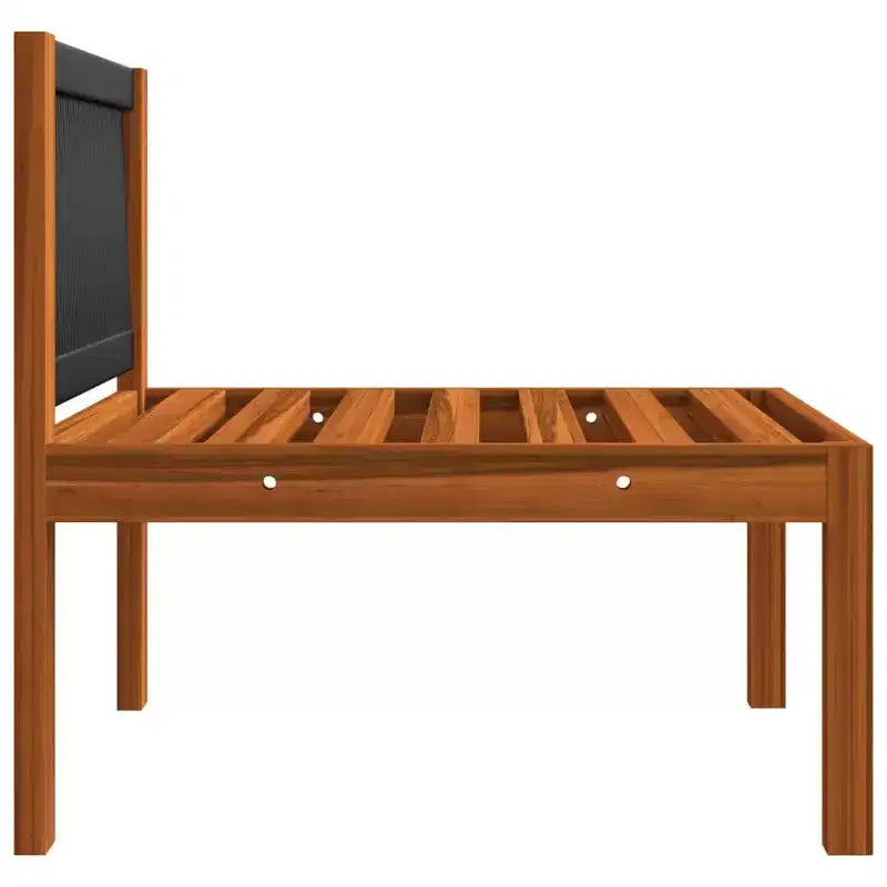 vidaXL Salon de jardin crème Bois d'acacia massif Grands sièges Nombreux
