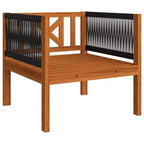 vidaXL Salon de jardin crème Bois d'acacia massif Grands sièges Nombreux