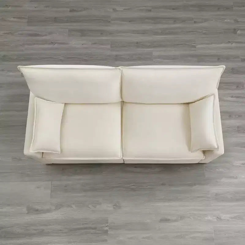 Canapé modulable 2 places surdimensionné Spruce & Spring pour salon