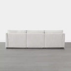 Canapé d'angle modulable 3 places Spruce & Spring gris pour salon