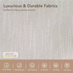 Canapé d'angle modulable 3 places Spruce & Spring gris pour salon