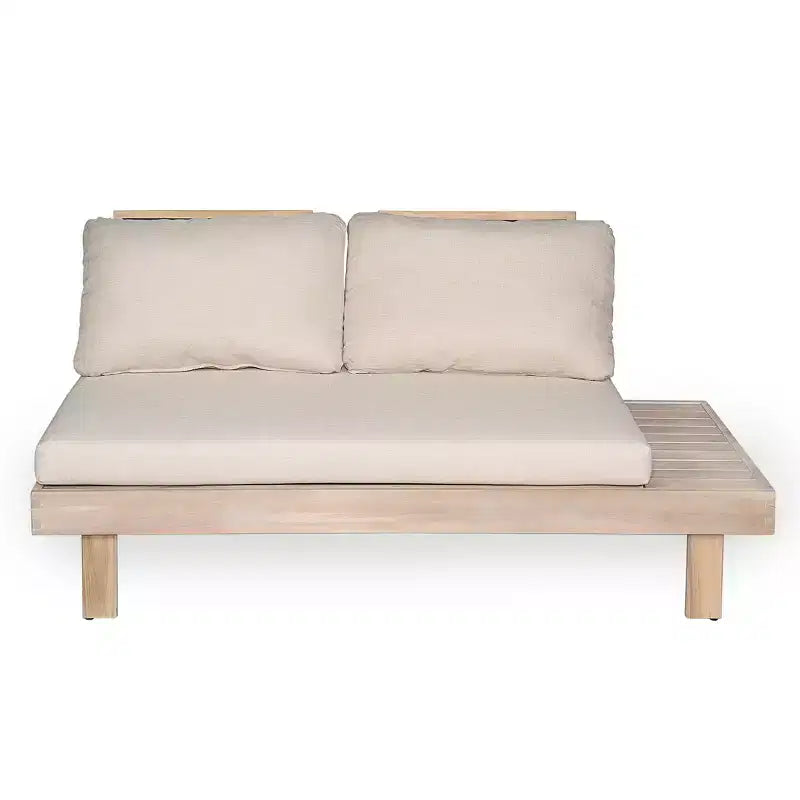 Christopher Knight Home Ysera Salon de jardin 4 pièces en bois d'acacia rustique avec coussins
