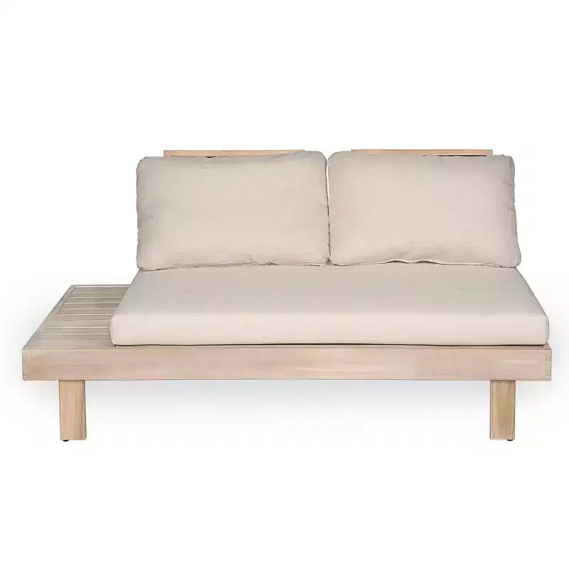 Christopher Knight Home Ysera Salon de jardin 4 pièces en bois d'acacia rustique avec coussins