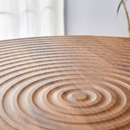 Ensemble de table à manger 3/5 pièces, ensemble de table de cuisine ronde, dînette peu encombrante avec 2/4 chaises rembourrées - ModernLuxe