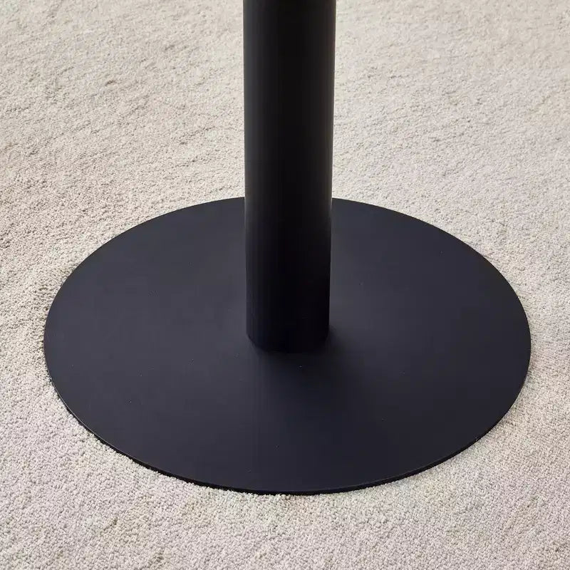 Ensemble de table à manger 3/5 pièces, ensemble de table de cuisine ronde, dînette peu encombrante avec 2/4 chaises rembourrées - ModernLuxe
