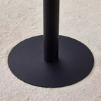 Ensemble de table à manger 3/5 pièces, ensemble de table de cuisine ronde, dînette peu encombrante avec 2/4 chaises rembourrées - ModernLuxe