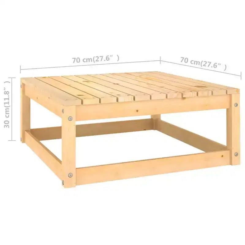 vidaXL Salon de jardin/salle à manger pour l'extérieur, chaises avec coussins pour le jardin - Naturel avec coussins