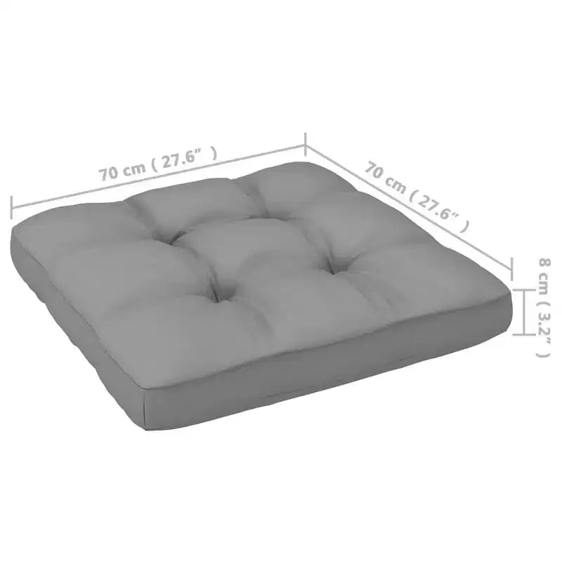 vidaXL Salon de jardin/salle à manger pour l'extérieur, chaises avec coussins pour le jardin - Naturel avec coussins