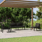 vidaXL Salon de jardin modulaire Table Aluminium Anthracite