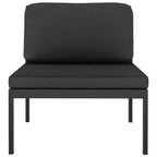 vidaXL Salon de jardin modulaire Table Aluminium Anthracite