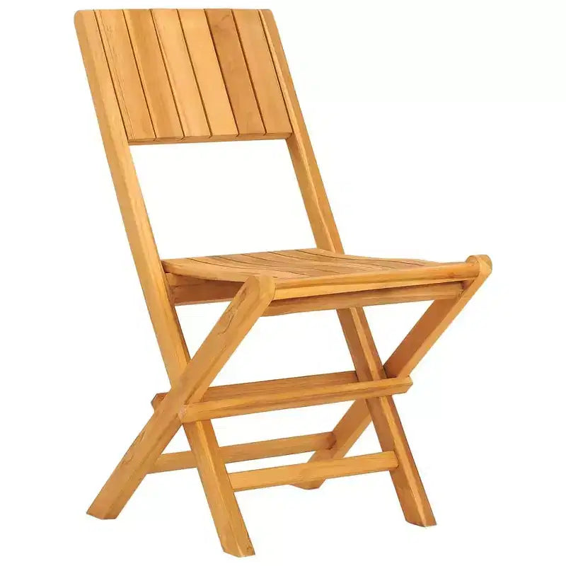vidaXL Salon de jardin Teck Teck Bois Moyen Pliable