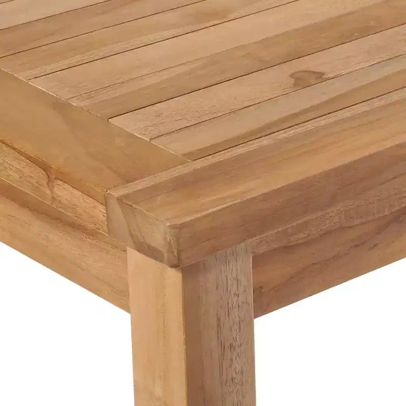 Ensemble de salle à manger de jardin vidaXL Teck naturel