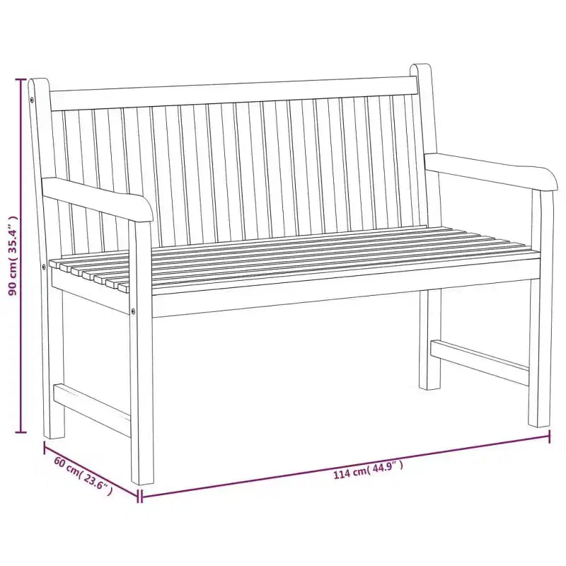 vidaXL Ensemble de Repas de Jardin Teck Naturel Teck Massif Poncé Lisse Standard