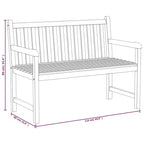 vidaXL Ensemble de Repas de Jardin Teck Naturel Teck Massif Poncé Lisse Standard