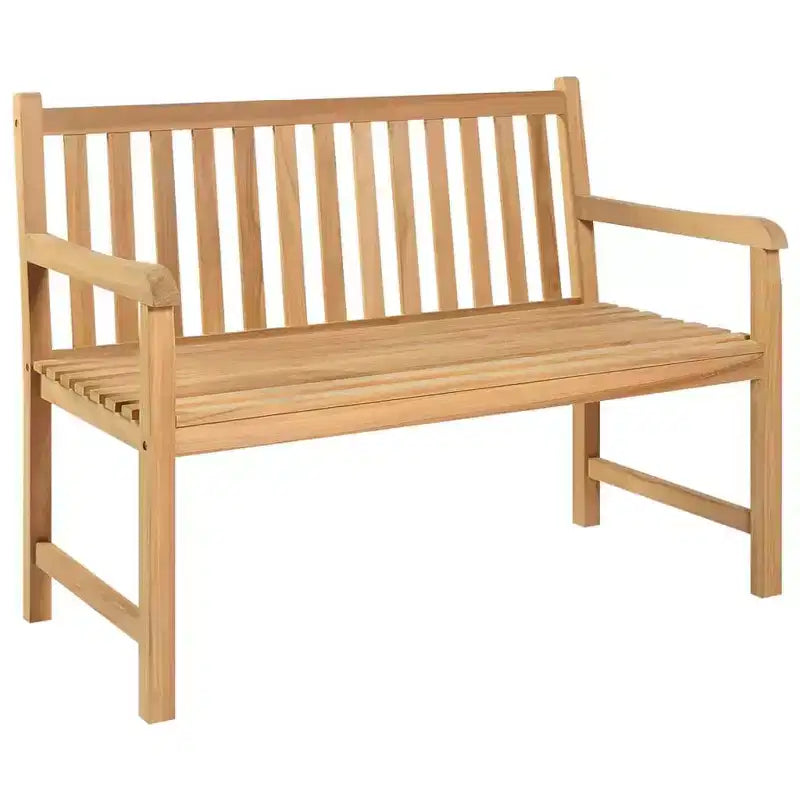 vidaXL Ensemble de Repas de Jardin Teck Naturel Teck Massif Poncé Lisse Standard