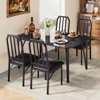 Lot de 2 chaises de cuisine, ensemble de table de salle à manger avec coussin confortable, ensemble de meubles de cuisine avec chaises, convient pour le salon, la cuisine.