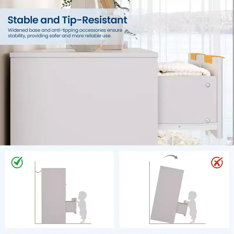 Commode cannelée en bois massif à 10 tiroirs, commode polyvalente moderne de 150 cm avec dispositif anti-basculement