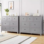 Commode moderne à 7 tiroirs, Armoire de rangement en bois avec tiroirs, Convient aux armoires, couloirs, salons et chambres à coucher