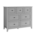 Commode moderne à 7 tiroirs, Armoire de rangement en bois avec tiroirs, Convient aux armoires, couloirs, salons et chambres à coucher