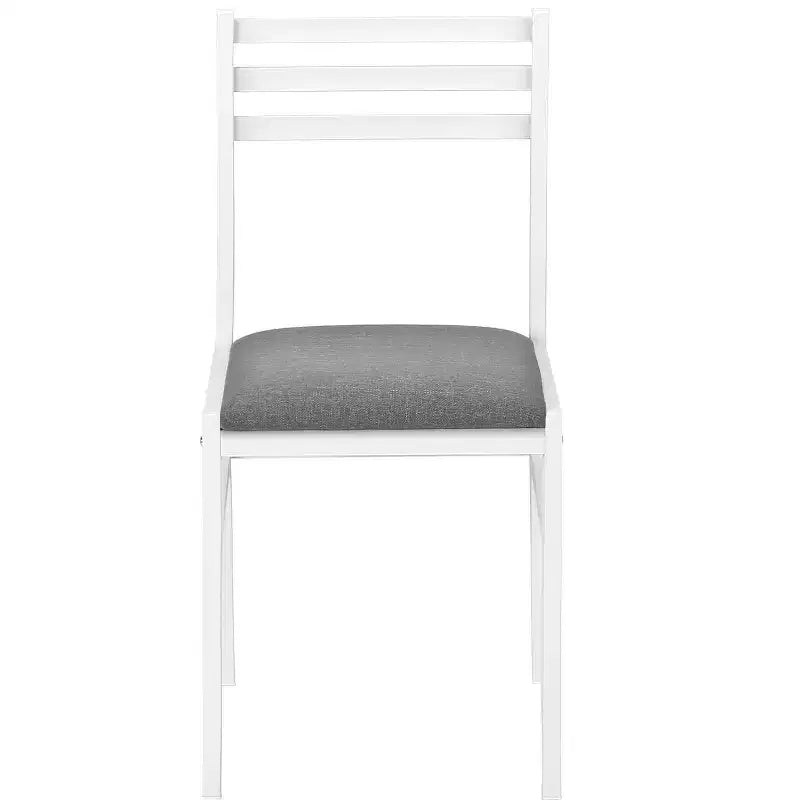 Ensemble de salle à manger vintage 3 pièces Okak avec table et chaises rembourrées pour salle à manger, restaurant, ensemble dinette rond moderne avec rallonge à rabats