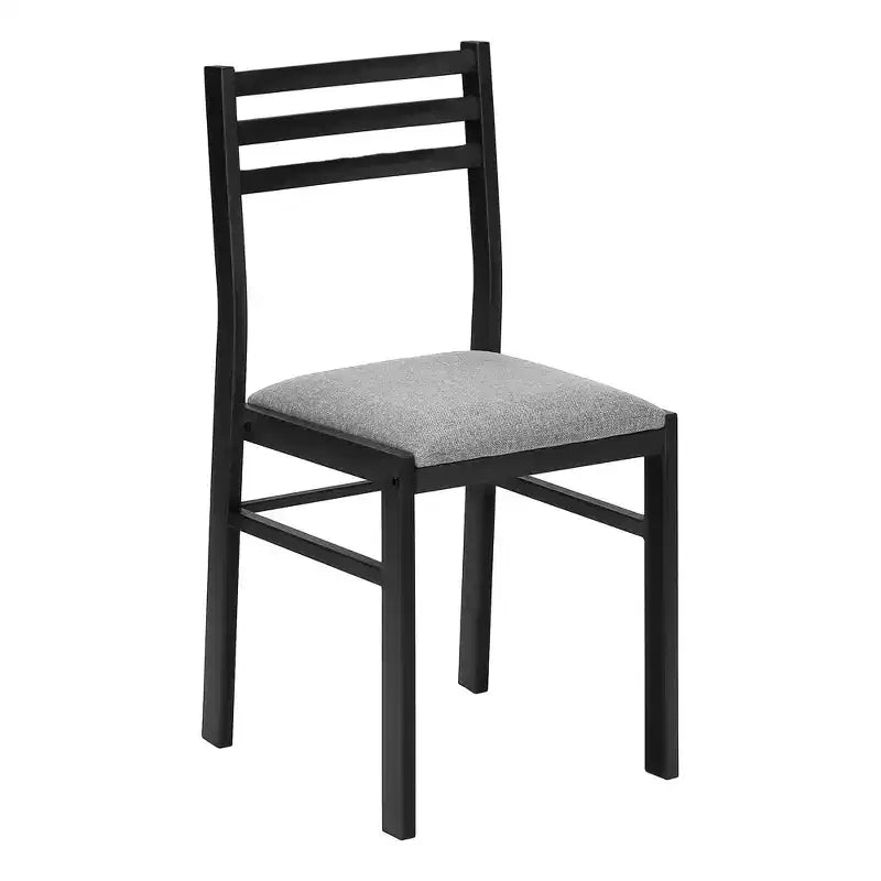 Ensemble de salle à manger vintage 3 pièces Okak avec table et chaises rembourrées pour salle à manger, restaurant, ensemble dinette rond moderne avec rallonge à rabats