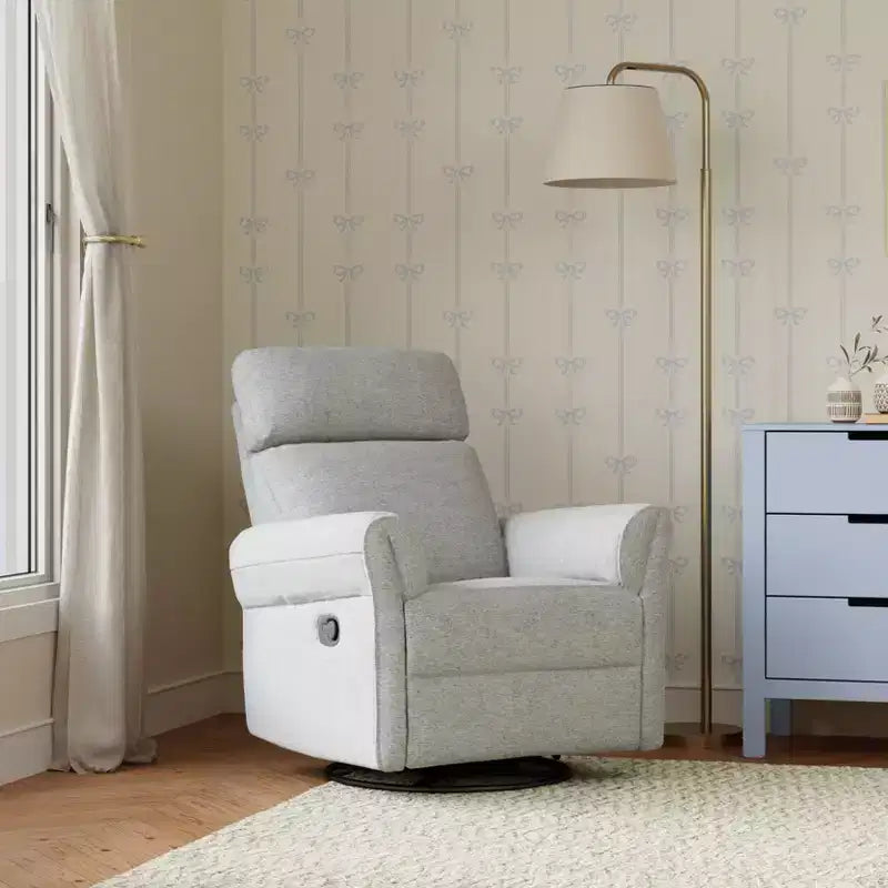Fauteuil inclinable et planeur pivotant avec appui-tête et accoudoirs réglables