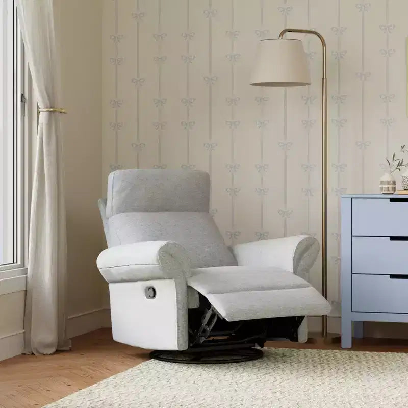 Fauteuil inclinable et planeur pivotant avec appui-tête et accoudoirs réglables