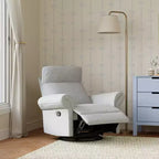 Fauteuil inclinable et planeur pivotant avec appui-tête et accoudoirs réglables