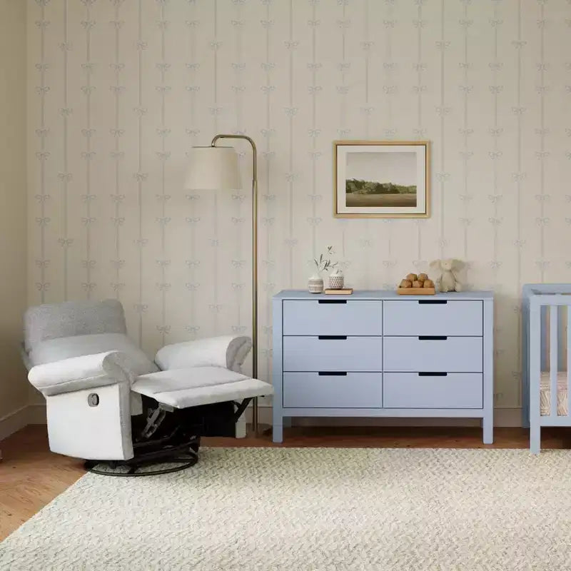 Fauteuil inclinable et planeur pivotant avec appui-tête et accoudoirs réglables