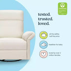 Fauteuil inclinable et planeur pivotant avec appui-tête et accoudoirs réglables