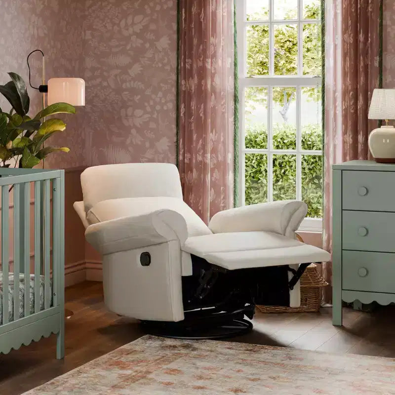 Fauteuil inclinable et planeur pivotant avec appui-tête et accoudoirs réglables