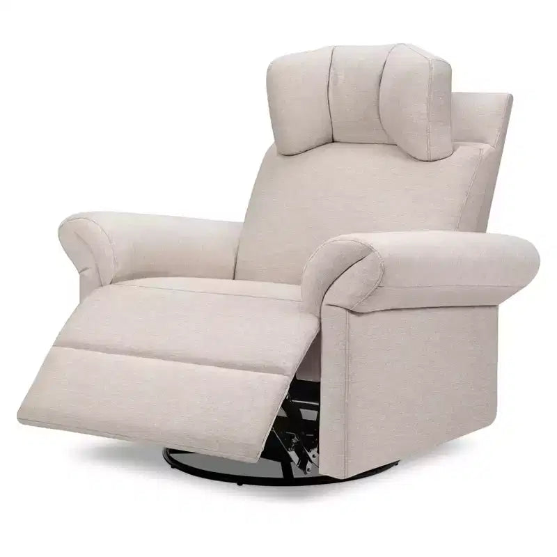 Fauteuil inclinable et planeur pivotant avec appui-tête et accoudoirs réglables