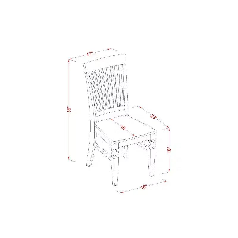 Ensemble Table et Chaises de Cuisine Compact - Salle à Manger 3 Pièces - Table Carrée 91 cm - Finition Blanc Lin