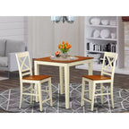 Ensemble table haute de bar - Table de bistrot et chaises - Mobilier de salle à manger moderne