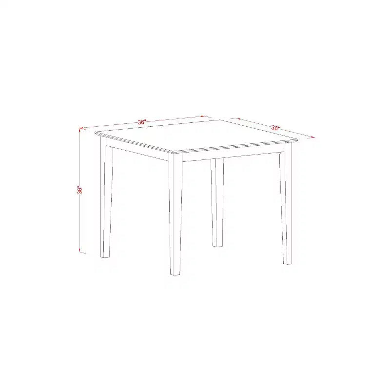 Ensemble table haute de bar - Table de bistrot et chaises - Mobilier de salle à manger moderne