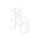 Ensemble de salle à manger victorien - Table ronde et 4 chaises - Ensemble de salle à manger/coin repas