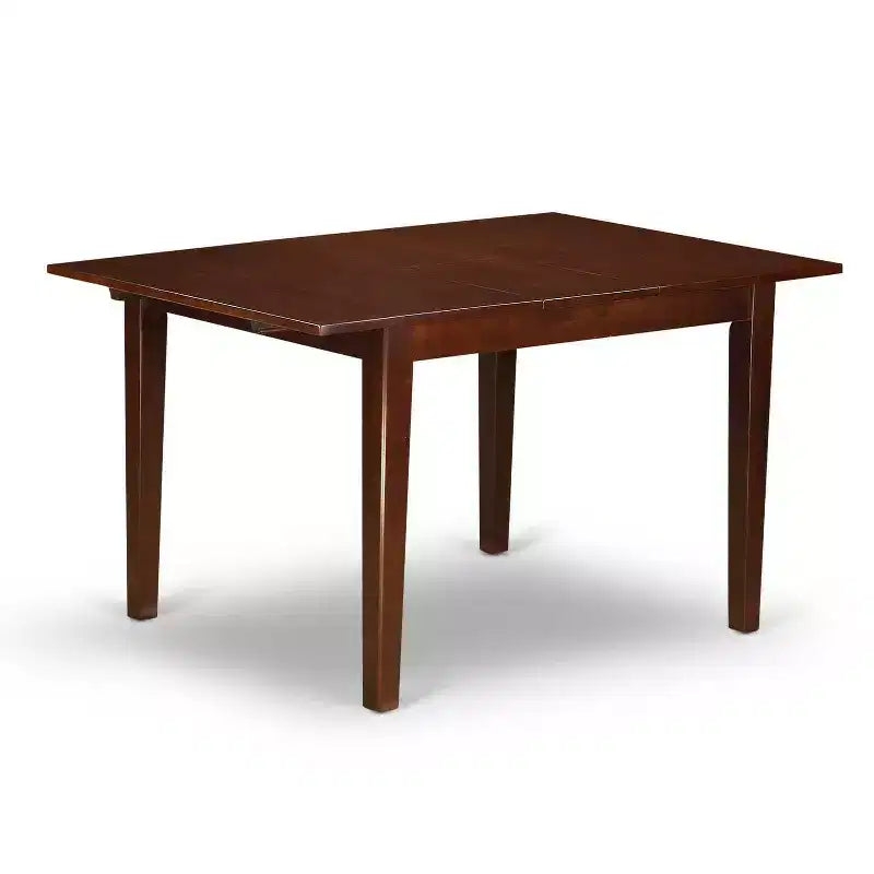 Ensemble de salle à manger moderne - Table rectangulaire 5 pièces et 4 chaises - Table 42/53,5 avec rallonge - Repas élégants