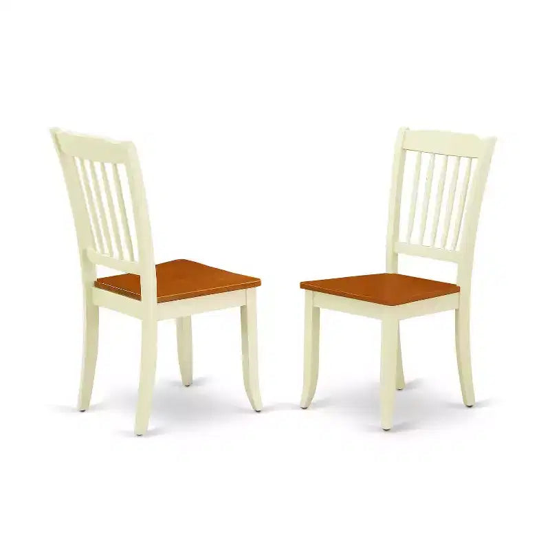 Ensemble de salle à manger bohème chic « Beachy » – Table rectangulaire et 4 chaises plus banc – 107/152 cm